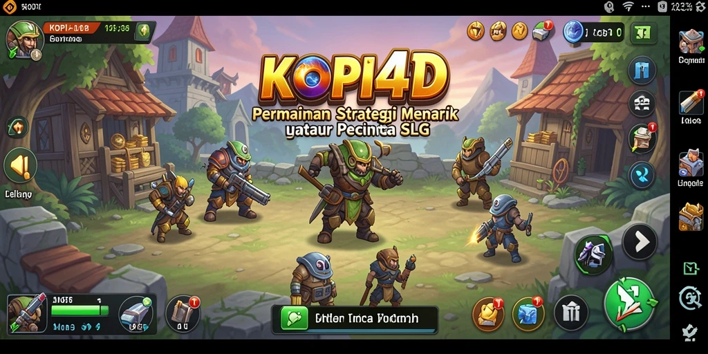 Tampilan menarik dari gameplay KOPI4D yang mendebarkan.