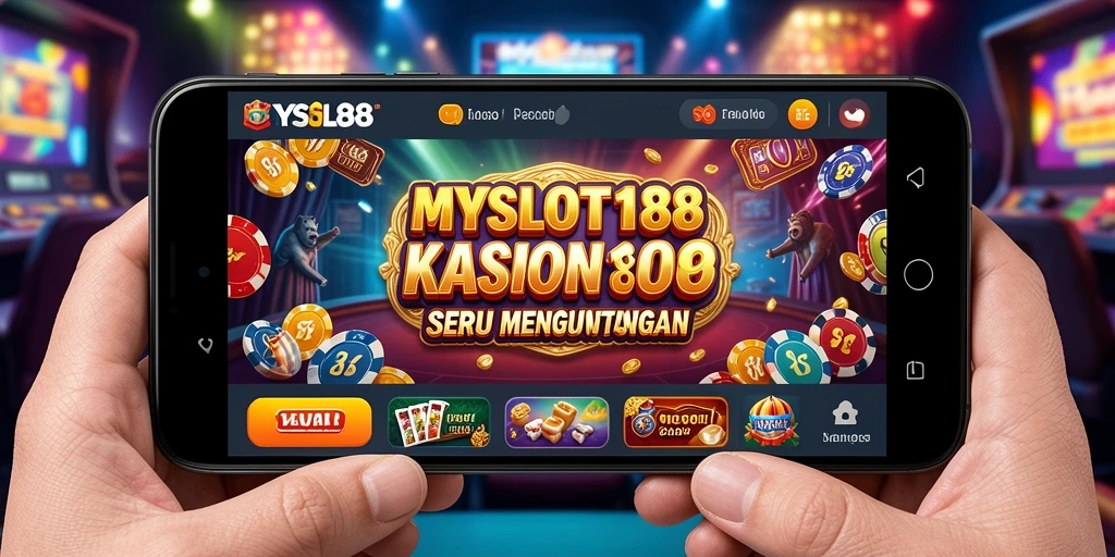 Tampak gameplay MYSLOT188 dengan berbagai pilihan slot menarik.