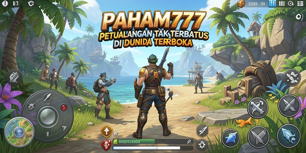 Tampilan gameplay <strong>PAHAM777</strong> yang menarik dalam dunia terbuka yang luas.