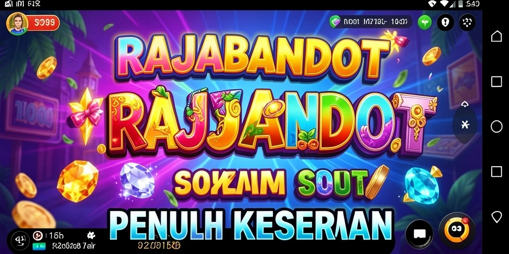 Screenshot RAJABANDOT menampilkan gameplay slot yang seru dan interaktif.