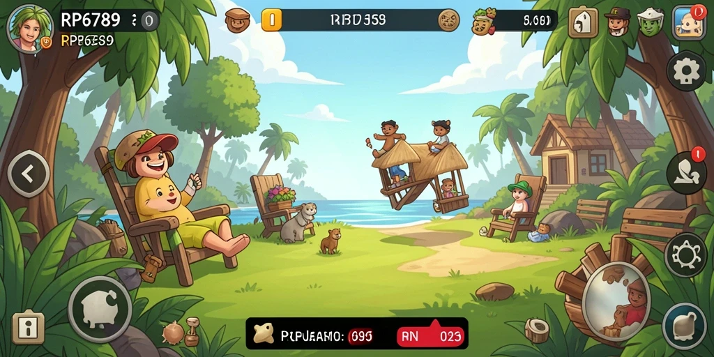 Tampilan gameplay RP6789 yang menarik dan menawan.