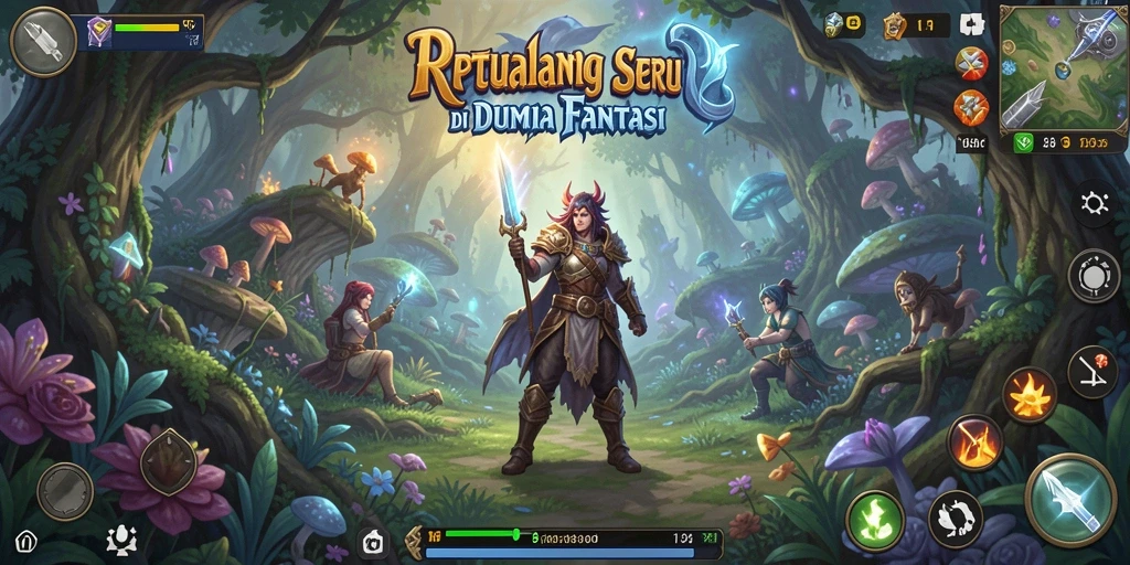 Tangkapan layar gameplay RPYYY yang penuh aksi petualangan.