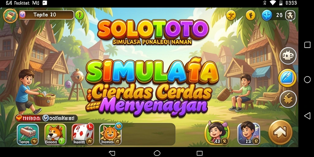 Tangkapan layar gameplay SOLOTOTO menunjukkan suasana simulasi yang dinamis.